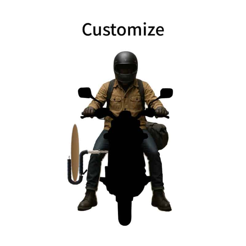 rapid customize Rapid Customize Motorcycle Surfboard Rack