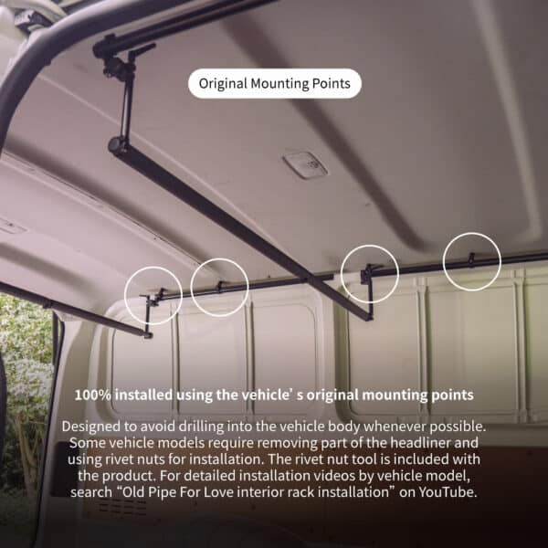 For Love hiace -71 For Love™ Interior Rack - Toyota Hiace 6th Gen